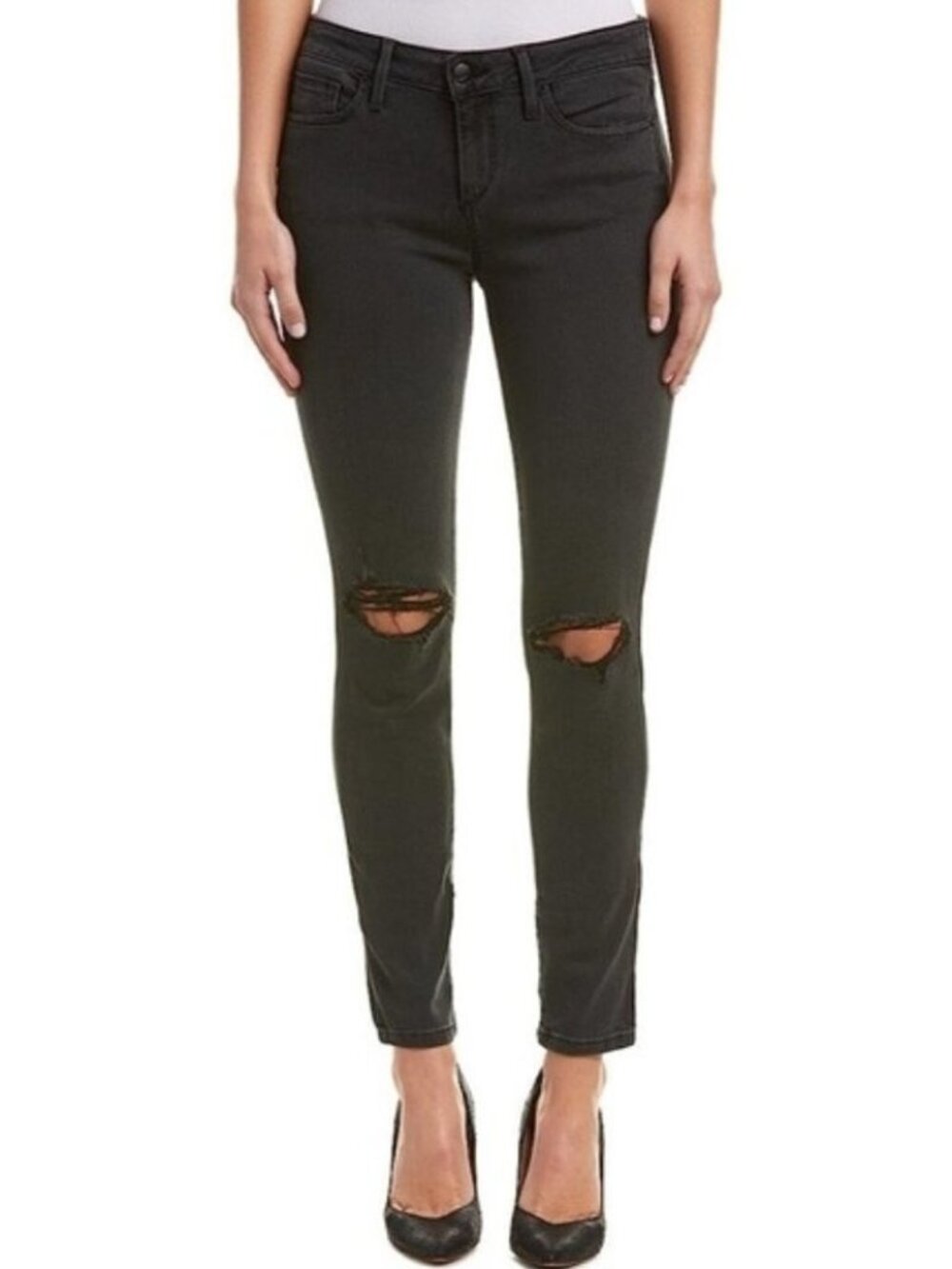 Anthropologie Joe's Jeans Skinny Jeans Black whimsigoth punk grunge rocker